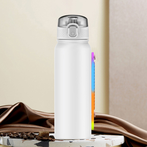 2024 American Style Double-walled Insulation Vacuum Flask Leak-proof Outdoor Activities Carry Flask Elastic Strap For Camping - Product Image 3