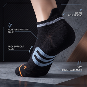 Calcetines Deportivos con Logotipo Personalizado, Calcetines de Running Transpirables de Malla, Calcetines Deportivos de Corte Bajo, Amortiguación Dinámica, Antideslizantes, Calcetines de Compresión - Product Image 3