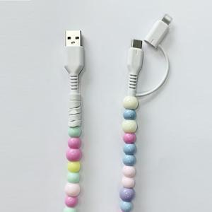 <span class=keywords><strong>Cable</strong></span> de Carga con Cuentas, Carga Rápida, Bonito y Colorido, Regalo para Niñas, Compatible con iPhone, iPad, <span class=keywords><strong>AirPods</strong></span>, Galaxy y Más - Product Image 6