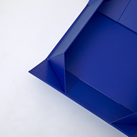 Boîte en carton solide de luxe, emballage en papier de style livre avec couvercle magnétique pliable en carton personnalisé, fait à la main