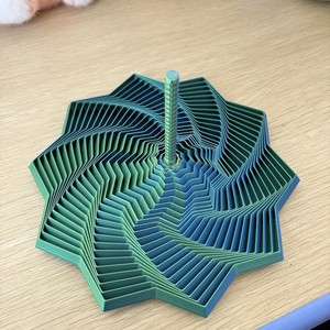 Jouet éducatif pour jeunes en plastique imprimé en 3D, Illusion d'optique, Tour de radis polygonale pliable, Anti-stress, Ornement de bureau en spirale - Product Image 4