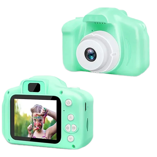 Mini 1080P Digital Video Camera for Kids Kids Photo Projection Camera CMOS Imaging Sensor MicroSD Media Great for Birthday Gifts