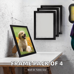 Certificate <strong>Frame</strong> Pack 4 <strong>13x18</strong> CM Modern Style Unfinished Finish Wall Mount Tabletop Display Home Family Office Decoration - Product Image 3