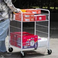 2023 nouveau chariot de décrochage pliant stockage domestique décrochage extérieur multifonction
