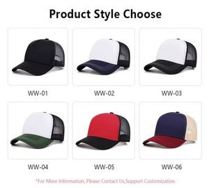 Casquette de baseball personnalisée de haute qualité à 5 panneaux en maille pour l'extérieur, avec broderie de logo 3D, 100 % coton, style Gorras Trucker - Product Image 6
