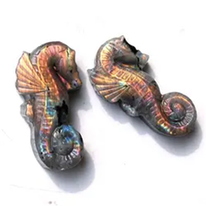 <span class=keywords><strong>Prix</strong></span> usine 4.5cm naturel Labradorite cristal Quartz sculpture cheval de mer Figurines d'animaux artisanat mignon <span class=keywords><strong>hippocampe</strong></span> ornement pierre - Product Image 4