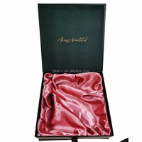Boîtes de rangement de luxe personnalisées pour cadeaux capillaires, avec fermeture à ruban, pour emballage de mèches de cheveux en soie vierge, avec logo