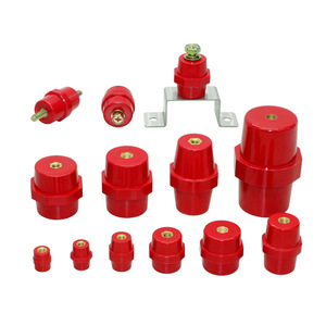 Aislante <span class=keywords><strong>Serie</strong></span> SM M5 M6 M8 Rosca 25/30/35/40/50mm Altura Rojo Soporte <span class=keywords><strong>de</strong></span> Baja Tensión para Barra Neutra Base <span class=keywords><strong>de</strong></span> Fijación - Product Image 1