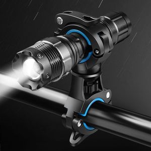<b>Bicycle</b> Front <b>Light</b> Led Aluminum Alloy Rechargeable Battery 4 Modes Waterproof IpX4 Cycling Accessory Mount - Product Image 2