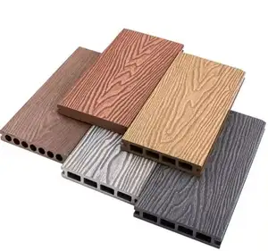 WPC Decking Design 3d embossing Wood Plastic Composite wpc composite decking