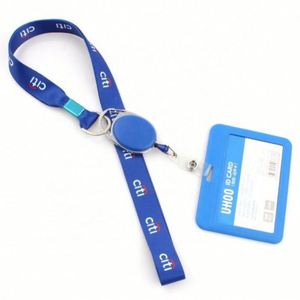 Nylon ID Card Holder with Retractable Lanyard - Product Image 5
