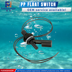 Nouveau capteur de niveau d'eau à flotteur horizontal en PP à montage latéral pour aquariums, réservoirs et piscines - Product Image 1