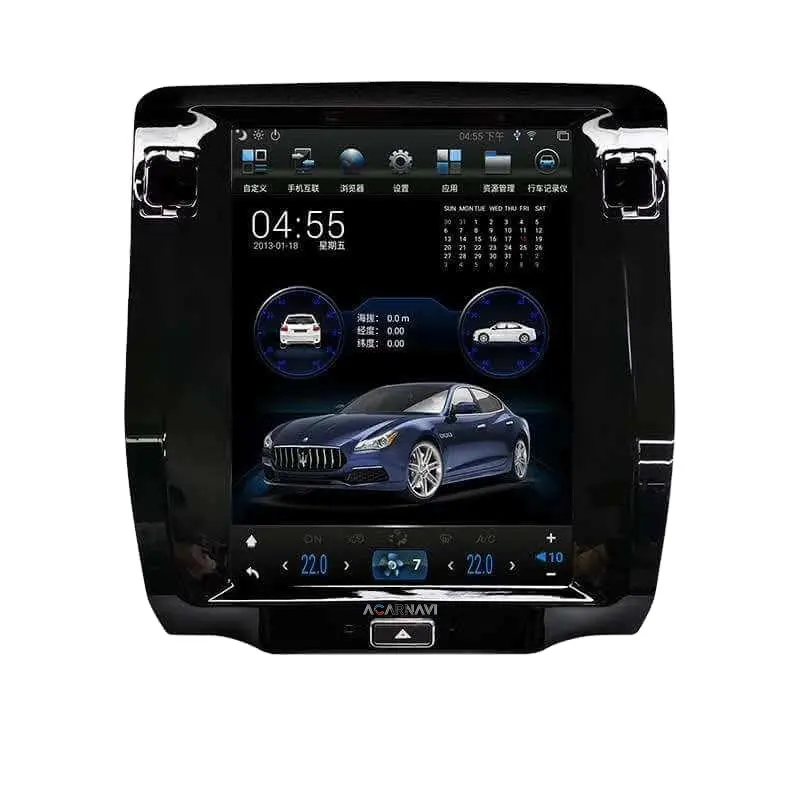 Acardash Auto DVD-Player Android 12 Autoradio GPS-Navigation für Maserati Quattroporte