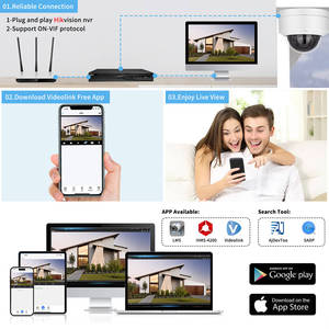 IP 6MP Tầm Nhìn Ban Đêm Ánh Sao Con Người/Xe Phát Hiện Góc Rộng Không Thấm Nước Dome 24H Warmlight Mini Máy Ảnh - Product Image 5