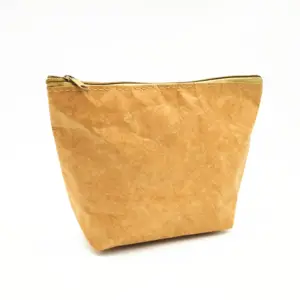 حقيبة من Tyvek للتجميل مصنوعة من الورق من المكونات الأصلية للمصنع والشركة المصنعة في الصين حقيبة سفر بسوستة لتنظيم أدوات التجميل