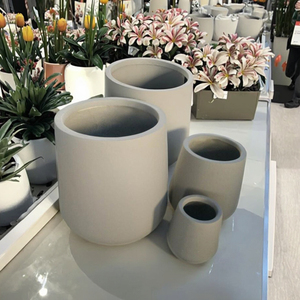 Vasi <span class=keywords><strong>in</strong></span> Fibra di Vetro per Esterni, Decorazione Resistente per Piante, <span class=keywords><strong>Grandi</strong></span> <span class=keywords><strong>Fioriere</strong></span> <span class=keywords><strong>in</strong></span> FRP per Interni ed Esterni - Product Image 1