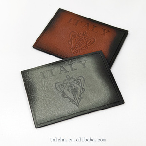 Tùy chỉnh mô hình jeans da vá PU da logo vá hoodie da vá cho Trucker Hat - Product Image 1