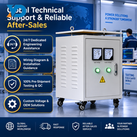Transformateur triphasé sec certifié CE ISO 30 kVA élévateur/abaisseur 380 V 480 V en alliage d'aluminium haute efficacité