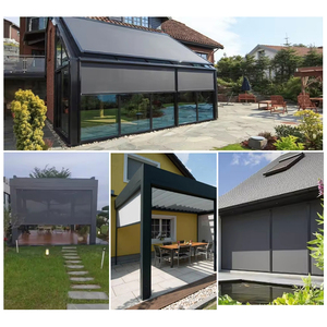 <span class=keywords><strong>Tissu</strong></span> PVC pare-soleil, stores extérieurs pare-soleil motorisés, écran à fermeture éclair <span class=keywords><strong>extérieur</strong></span> - Product Image 5