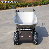 Elektrischer Mini-Dumper 1 Tonne Raupendumper Kompakter Radlader Kostengünstiger Baustellentransporter