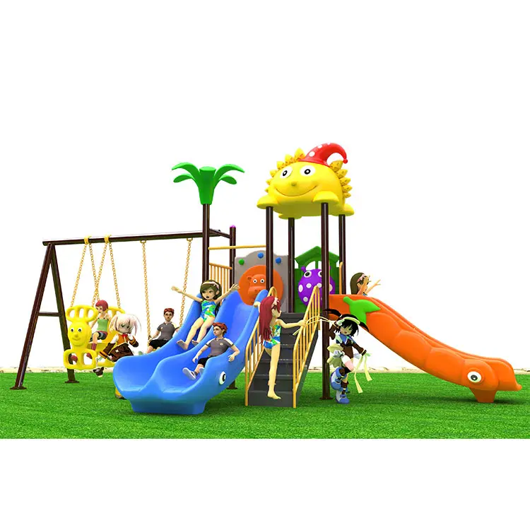 Kindergarten Kinder Outdoor Kleine Plastik rutsche Spielplatz Set Vorschule Vorschule Kinder Outdoor Spielplatz Spielgeräte