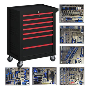 Kit Completo de Herramientas Mecánicas 488 Piezas, Banco de Trabajo para Taller de Reparación de Autos - Product Image 3