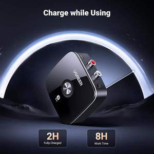 Adaptador <span class=keywords><strong>Bluetooth</strong></span> AUX <span class=keywords><strong>UGREEN</strong></span> con Batería Integrada, Compatible con Emparejamiento Dual, Receptor <span class=keywords><strong>Bluetooth</strong></span> 5.3 para Equipos Estéreo Antiguos, Canal Dual de 3.5mm/RCA - Product Image 3