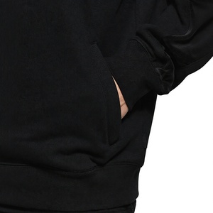 Vente en gros Assurance qualité grande taille hommes sweat à capuche zippé 100% coton KFH47 sweat vierge en noir fabriqué en grande taille - Product Image 4