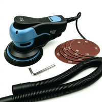 Polisseuse orbitale légère 6 vitesses à vitesse variable sans balais 12000 tr/min 500W double action avec tampons en mousse pour le detailing automobile et la peinture