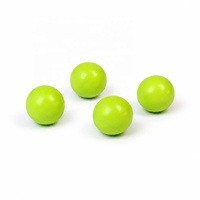 ZQURE Boule de Pétanque Fluorescente Jack Cochonnet 30mm en Bois pour Jeu de Pétanque