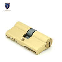 Cilindro de cerradura de puerta abierta doble 60mm Backset Safe Aleación de aluminio Cerradura de mortaja Llave maestra con latón Aleación de zinc Cobre