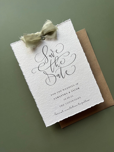 Deckle Edges Papel de algodón hecho a mano Tarjetas de menú de invitación de boda en blanco, Tarjetas de notas comerciales, Cartulina de acompañante, - Product Image 4