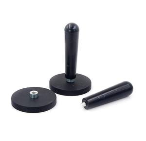 Support industriel solide NdFeB filetage externe revêtu de caoutchouc Base de montage magnétique vis traitement de soudage <span class=keywords><strong>aimant</strong></span> de Pot en néodyme - Product Image 1