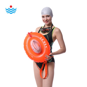 Follower <b>Inflatable</b> Swimming <b>Float</b> Bag F906 PVC Round Outdoor Use Unisex Fitness Equipment - Product Image 2