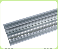 Rail de montage solaire en acier inoxydable 304, profilé en C, avec pince de fixation pour tube, rail coulissant, support de montage photovoltaïque 2mm