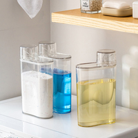Conteneur de stockage alimentaire de style américain, grande capacité, lavable, étanche à l'humidité, en PET+TPR, écologique, 1-2L, vente en gros
