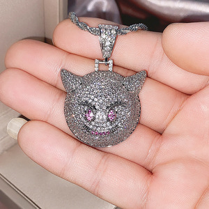 Collana con ciondolo a forma di diavolo per uomo e donna, gioielli alla moda, regalo per l'uso quotidiano - Product Image 5