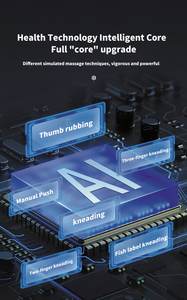 เก้าอี้นวดแบบเอนกายสำหรับคนขี้เกียจใช้นวด3D แบบมืออาชีพใช้แรงโน้มถ่วง - Product Image 4