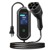 Chargeur EV portable Tary Lily 3,5 kW dernière génération pour véhicules électriques GBT Type 2, 16A, câble de 5 m, station de recharge EV