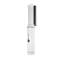 Vente Flash CE ROHS FCC 25W Peigne à cheveux portable LED Lisseur sans fil Brosse à cheveux