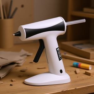 Pistola de pegamento termofusible inalámbrica mini de 2200 mAh con barra de 1/2 pulgada para reparaciones en el hogar, manualidades y arte. - Product Image 2