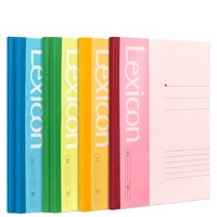 Deli 7659 4 couleurs bureau couverture souple cahier A4 80 feuilles étudiants cahier d'exercices portable pour cadeaux 60 pièces par ensemble de Carton