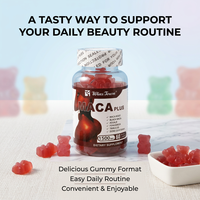 Gummies de soutien pour les courbes des fesses pour femmes avec Aguaje et Maca – Complément de beauté à base de plantes
