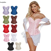 Lingerie de mariage blanche pour femmes Corset grande taille 5XL 6XL fermeture éclair avant réglable dos dentelle cravate Bustier Corset dos nu respirant