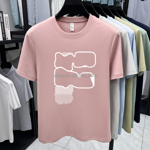 T-shirt da uomo di marca OEM, personalizzata con grafica artistica a lettera <span class=keywords><strong>F</strong></span>, in cotone pesante, a maniche corte, stile streetwear, nera. - Product Image 1