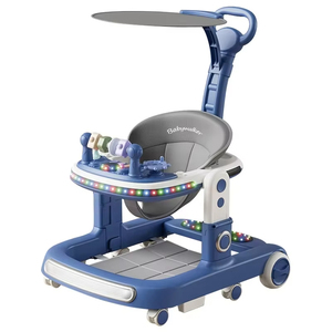 Nouveau Trotteur Pliant en Plastique 2026 pour Nouveau-né, Trotteur d'Apprentissage Assis-Debout Multifonctionnel pour Tout-petits et Enfants - Product Image 1