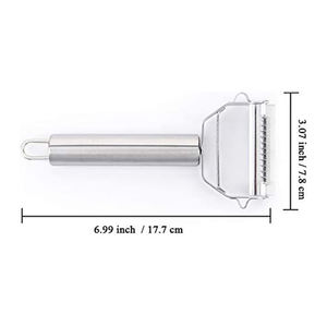 For Sharp Manual Stainless Steel Julienne Vegetable <b>Peeler</b> for Carrot <b>Potato</b> Cucumber-Eco-Friendly Metal Gadget - Product Image 3