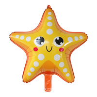 Ballons en forme de gros animaux marins de dessin animé, crabe, requin, poisson, ballons en feuille gonflables pour les enfants, jouets, décoration de fête d'anniversaire