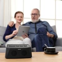 2,4GHz Digitaler Tragbarer Kabelloser Lautsprecher Outdoor Wasserdicht IPX3 Optische Verbindung 6 Std. Spielzeit 25M Reichweite 40mm Treiber