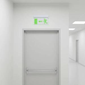 Signalisation LED durable, indicateur de sortie de secours à longue durée de vie pour la sécurité commerciale - Product Image 1
